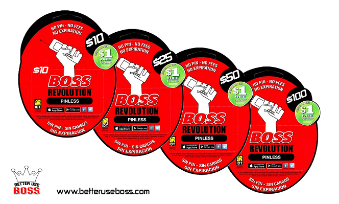 buy Boss Revolution Card to Call 