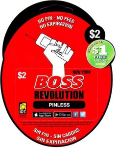 How to use BOSS Revolution phone card to make calls